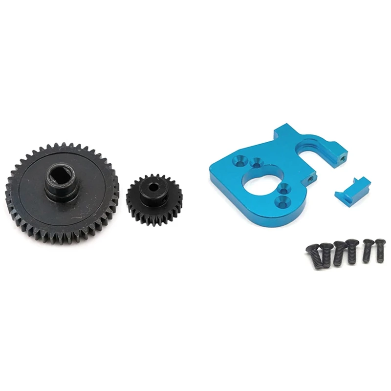 

Фотодержатель для Wltoys 144001 1/14 4WD, детали для радиоуправляемых автомобилей, синий и обновленный металлический редуктор с мотором 27T, редуктор ...