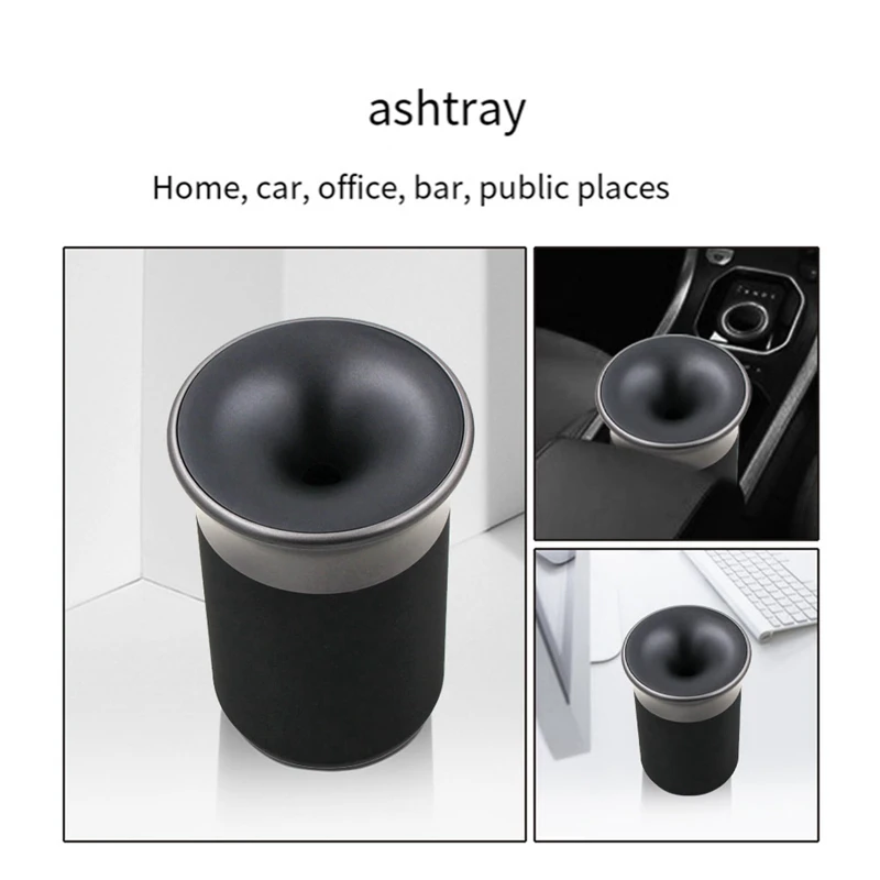 Портативная пепельница для автомобиля хранения Настольная держатель