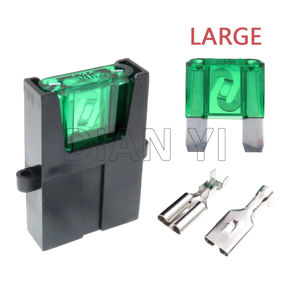 

1 Set Automotive Blade Type Big Fuse Box with Terminal Auto Connector Car Electronics Installation Fuse Holders