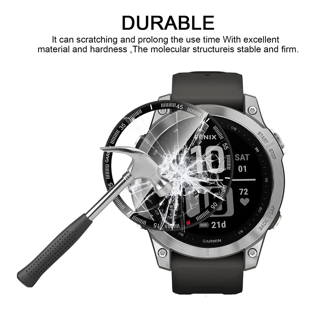 2 шт. 3D Защитная пленка для Garmin Fenix 7/7S/7X изогнутая крышка экрана часов умные