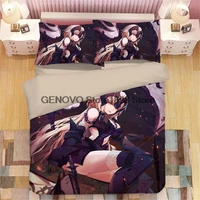 3d cartoon anime print bedding set duvet covers pillowcases new comforter bedding sets bedclothes bed linen 06