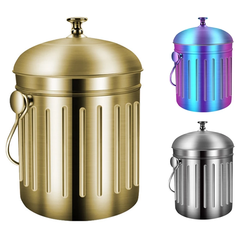 

3L Double-Layer Stainless Steel Ice Bucket Thickened Portable Ice Bucket With Lid KTV Bar Beer Champagne Bucket