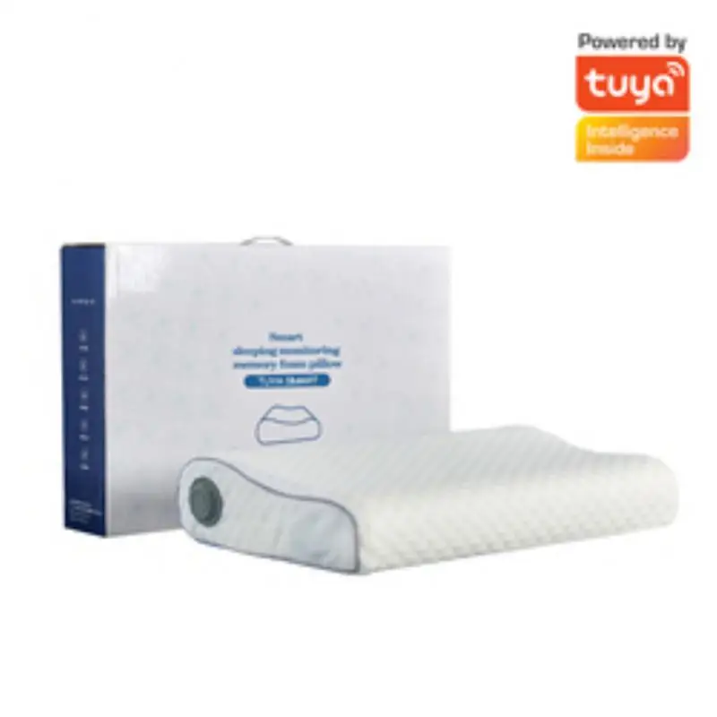 

Smart Unique easy sleep WiFi Tuya App Control Smart Heating ble pillow speaker Smart Sleeping monitoring pillow