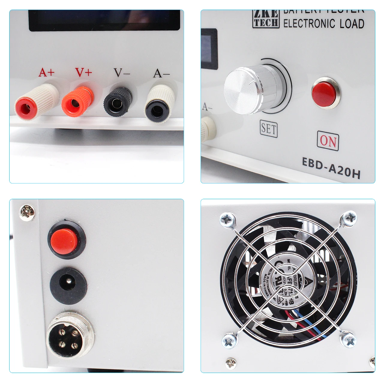 EBD-A20H Тестер емкости аккумулятора Электронный тестер мощности нагрузки