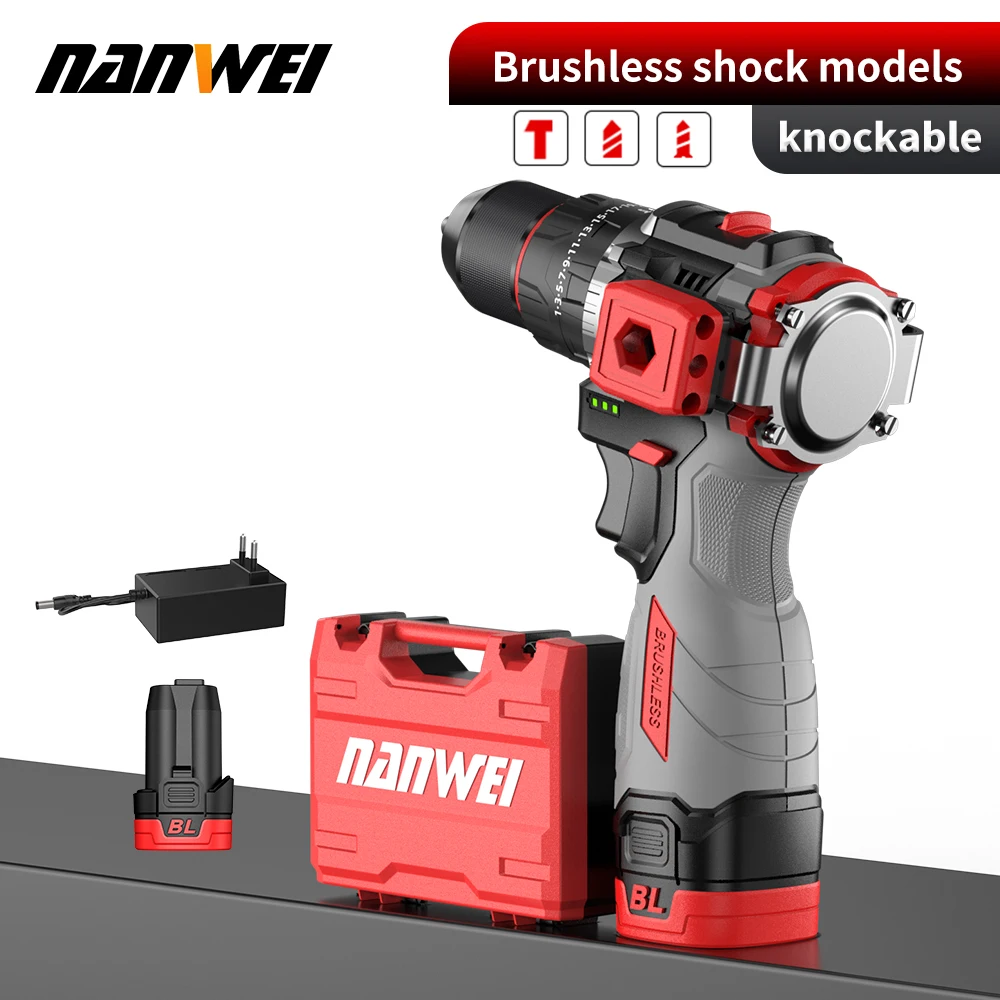 

Беспроводная дрель NANWEI 16,8В