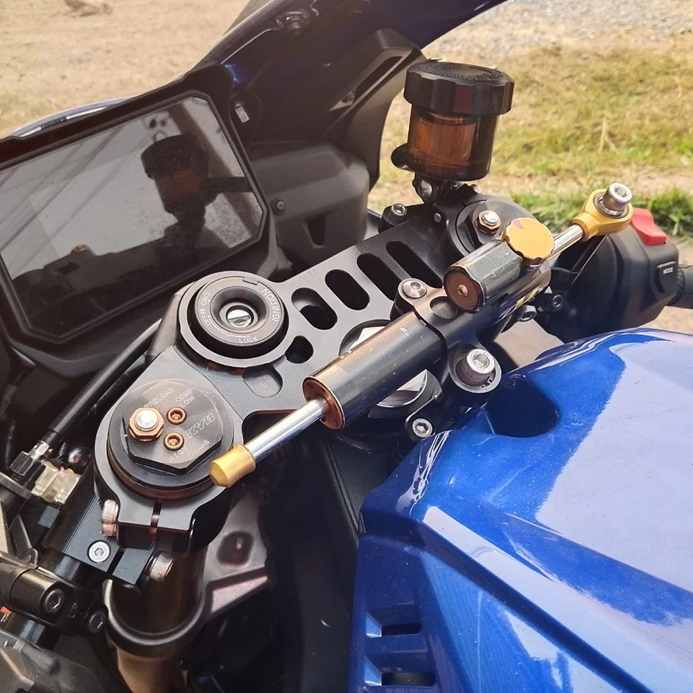 Фото Кронштейн-стабилизатор рулевого демпфера для мотоциклов YAMAHA YZF R9 2025, YZF-R9 2026: Аксессуары для предотвращения дрожания и повышения безопасности №2
