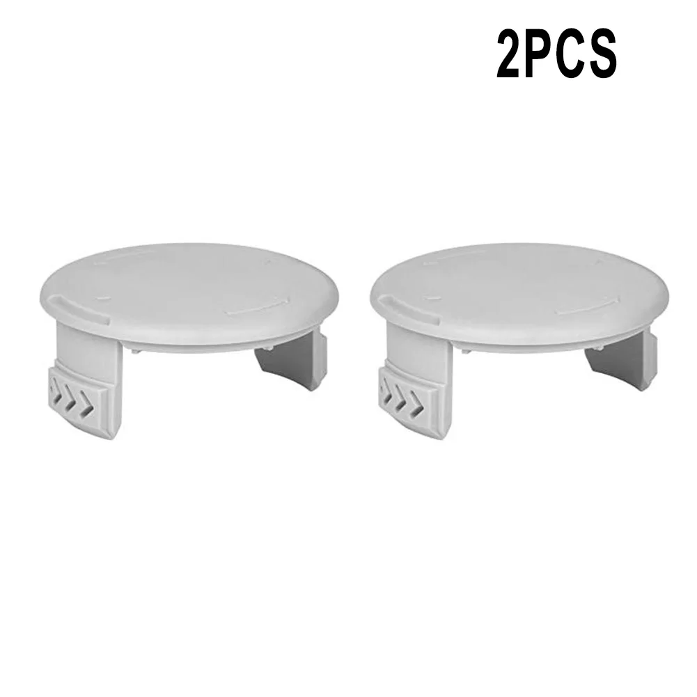 

2pcs Spool Cover White Plastic 33*75mm For Ryobi One + 18V 24V 40V Cordless Scintillator P2000 RY24021 P2003 Garden Accessories