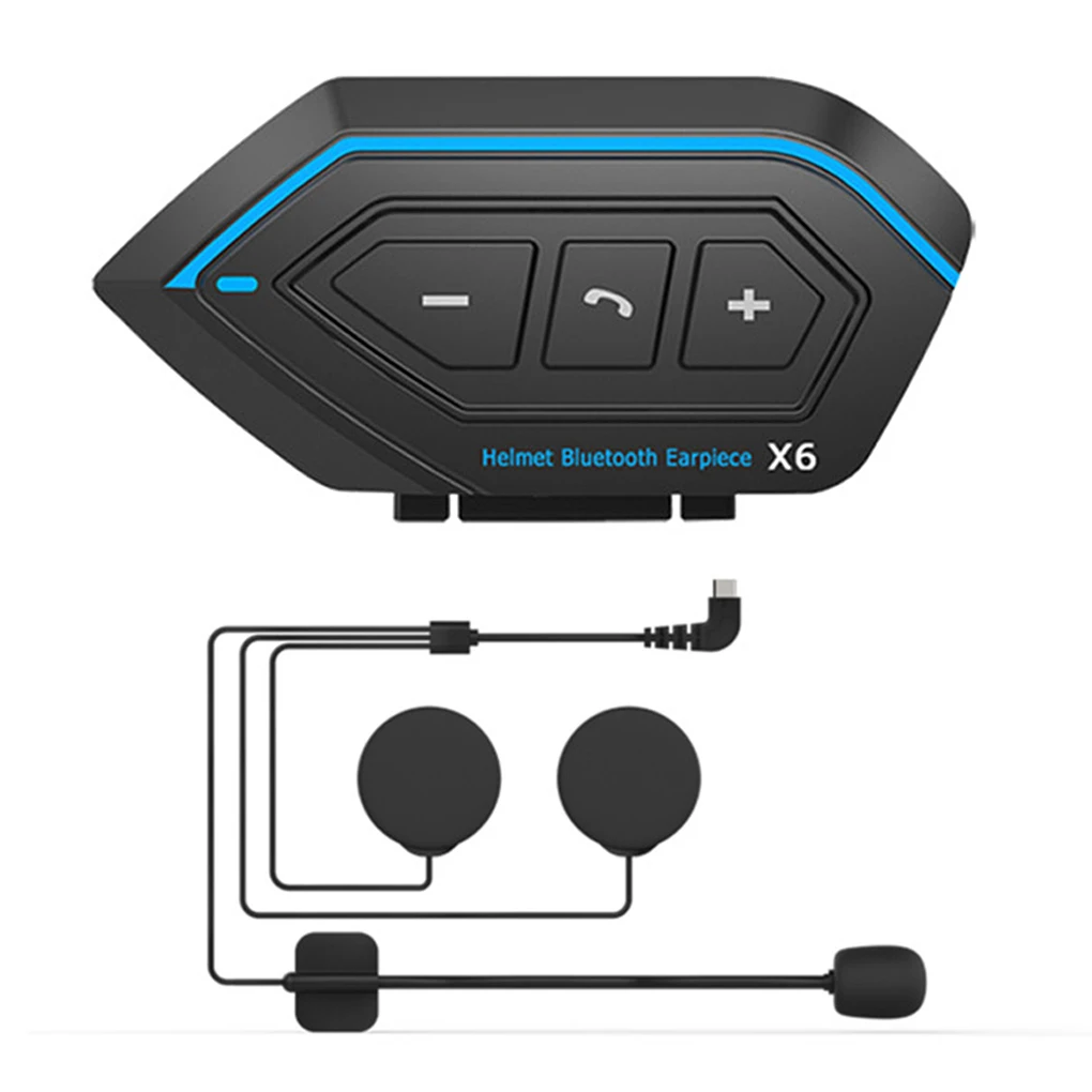 

Мотоциклетные Bluetooth-наушники для шлема с функцией громкой связи и шумоподавления