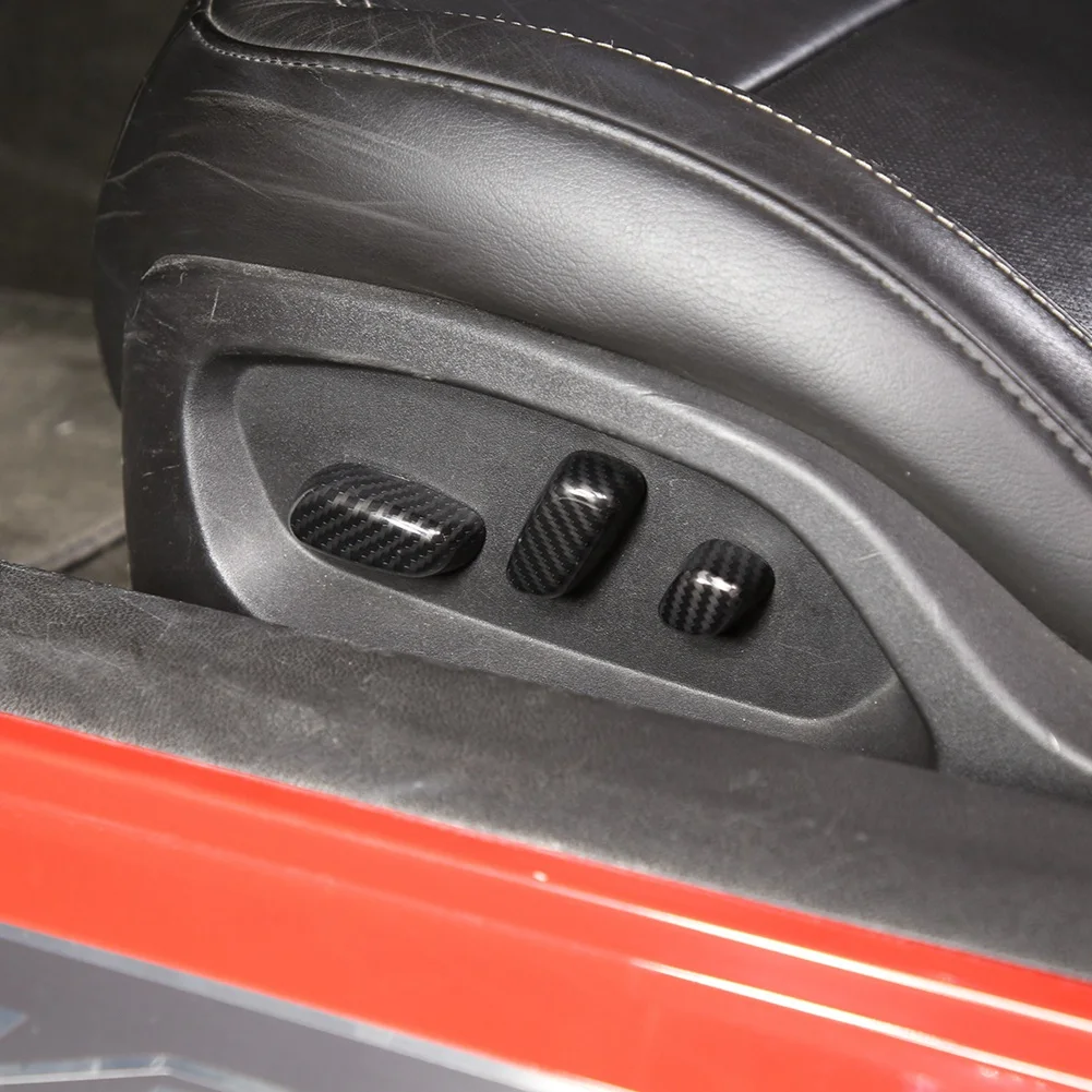 Отделка переключателя для передних сидений автомобиля из углеродного волокна