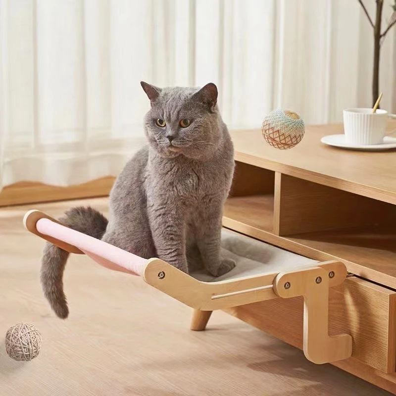 

Cat Bed Window Winter Season Mat Easy Washable Quality Fabric Hammock Hanging Bed for Pet Supplies Bedside Hanging Nest
