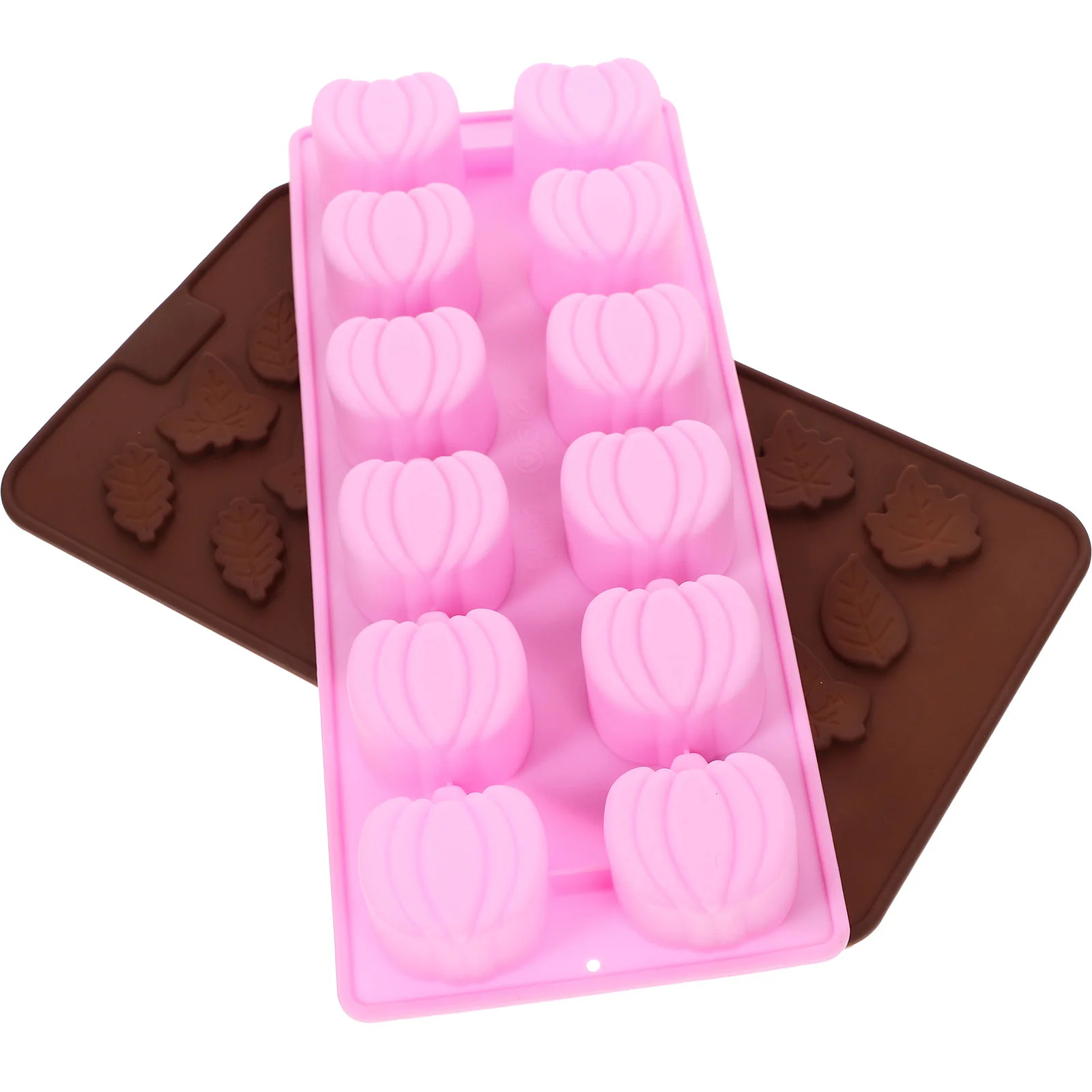 

4 Pcs Chocolate Moulds Silicone Baking Molds Halloween DIY Making Tools Candy Silica Gel