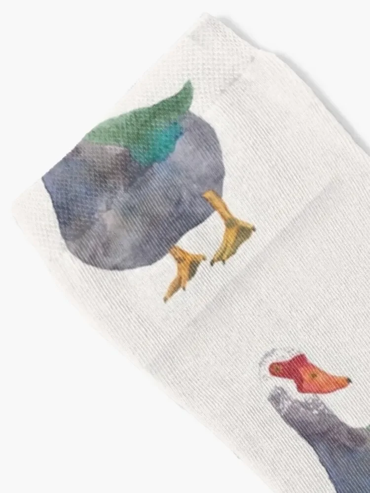 Носки Muscovy с изображением утки акварельных птиц велосипедные мужские