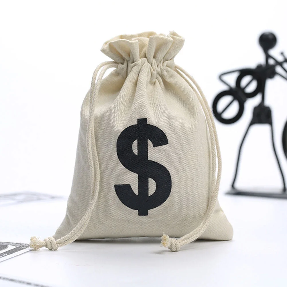 

16 Pcs Jewelry Bag Gift Pouch Halloween Container Pirate Goodie Bags Beam Port Flax Creative Drawstring Small Child Kids