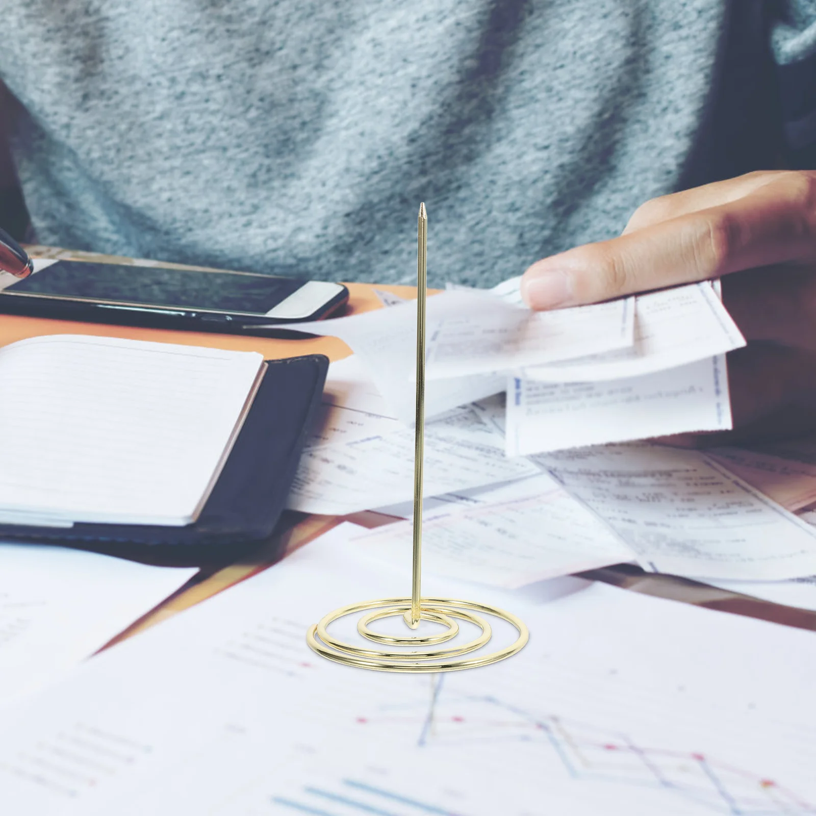 2 шт. держатель для квитанций счет-фактура настольных принадлежностей стол