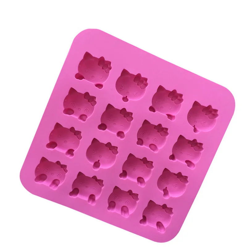 Формы для льда Hello Kitty лоток мороженого домашние милые лотки многоразовые