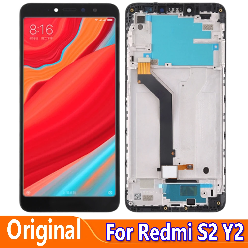 

Original Display Replace 5.99" For Xiaomi Redmi S2 Y2 LCD Touch Screen Digiziter Assembly M1803E6G M1803E6H M1803E6I With Frame