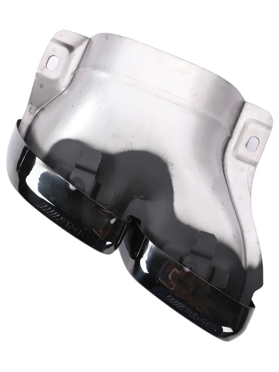 C63 C43 стильный задний диффузор с выхлопными наконечниками для Mercedes Benz C class W205 Sedan