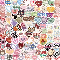 100 sheetsset of cute sweethearts sweetheart master stickers diy notebook hand account stickers do not repeat kawaii stickers
