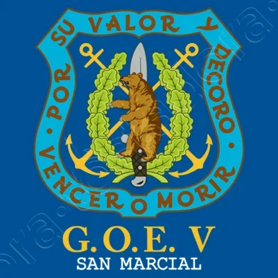 Фото Испанский легион GOE V San Marcial mod.17 Футболка с эмблемой специальных операций. Летняя хлопковая мужская футболка с круглым вырезом и коротким рукавом, новая №5
