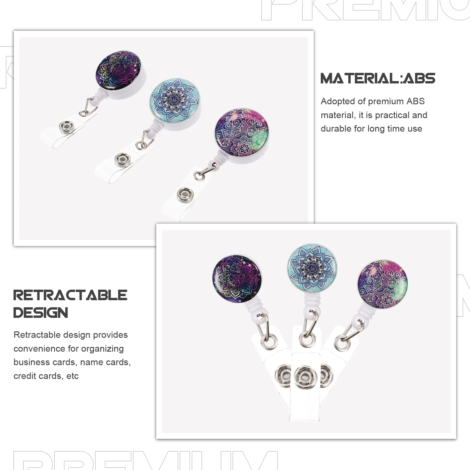 Рисунок 4 - износостойкие бейджи с мандало