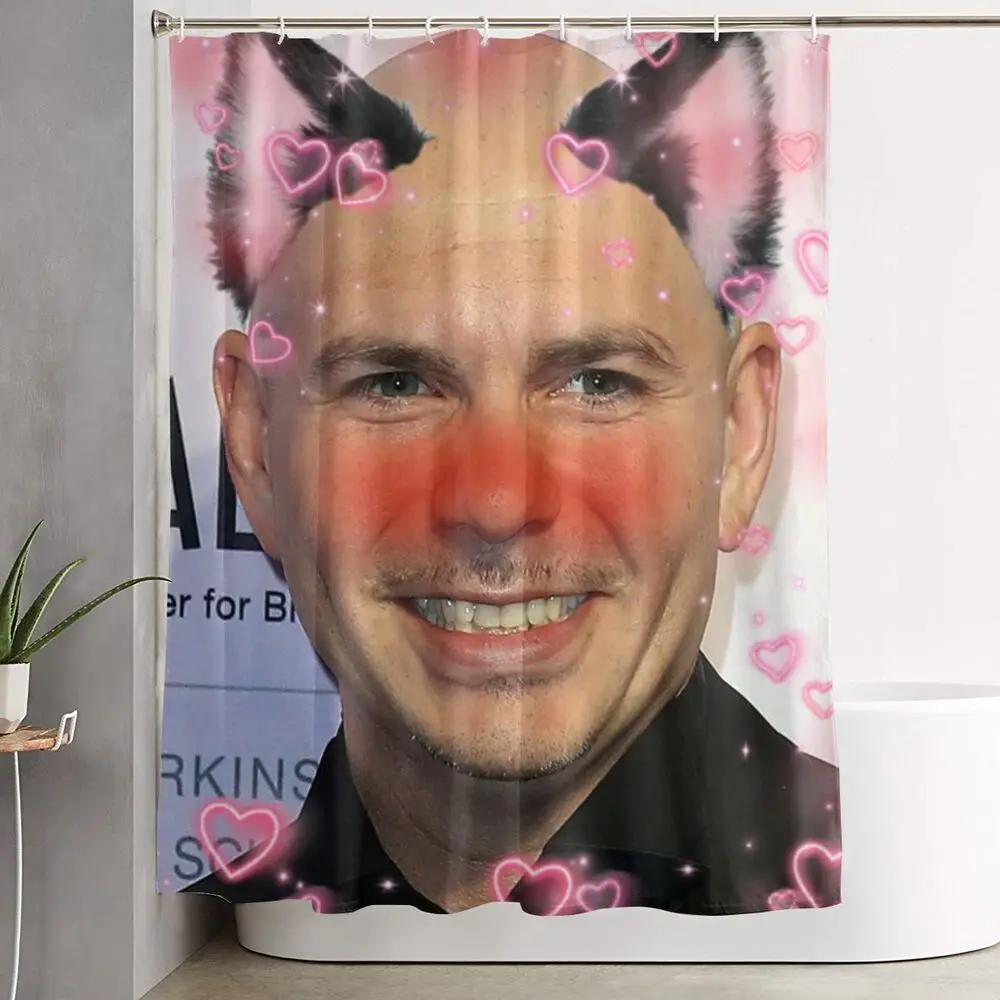 

Shower Curtain Mr Worldwide Says To Live Laugh Love Bath Curtain with Hooks Waterproof Shower Curtains Bathroom Decor Bathtub