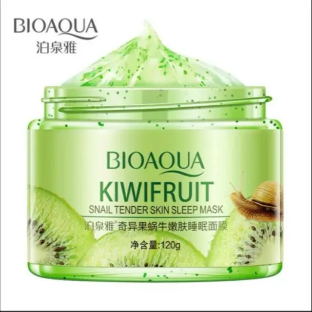 WHOLESALE Bioaqua Kiwi Fruit Natural Plants Essence Tender Skin Moisturizing Sleeping Mask