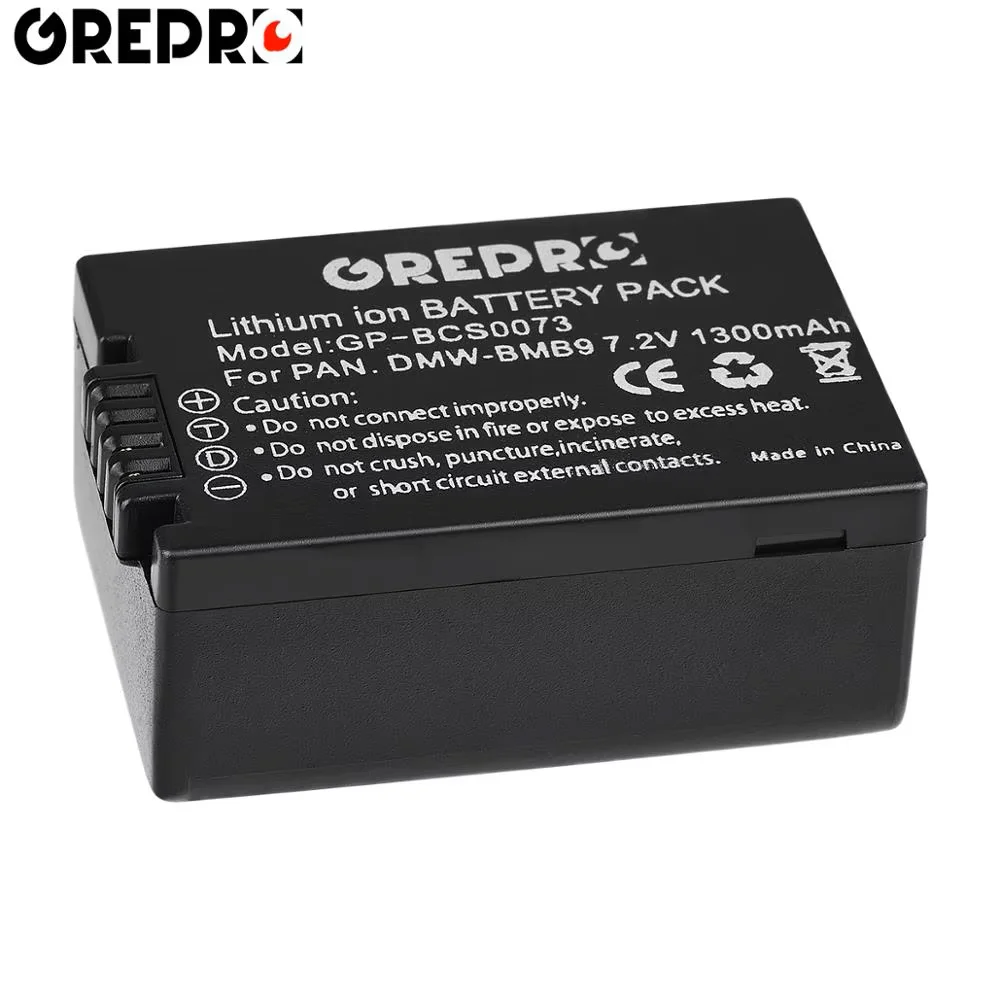 DMW-BMB9E DMW-BMB9 Аккумулятор и зарядное устройство для Panasonic Lumix DC-FZ82 DMC-FZ72 DMC-FZ62 DMC-FZ150