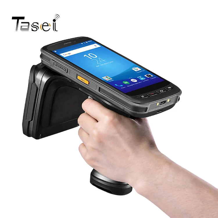 

15 Meters Android Impinj R2000/E710 Long Range PDA UHF RFID Handheld Reader for Warehouse Inventory