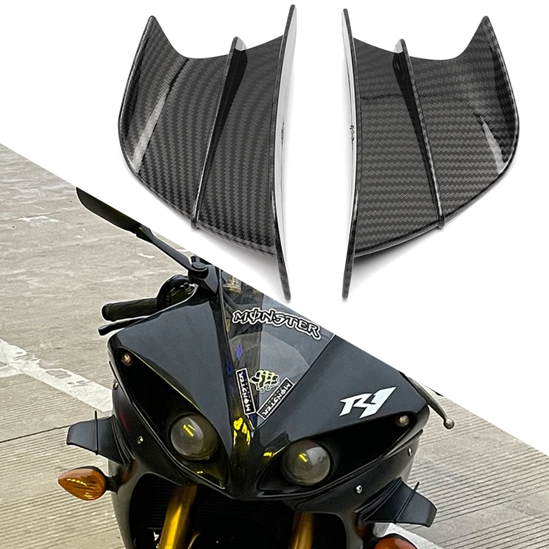 

For YAMAHA YFZ450 ATV YFZ 450R YFM700 Raptor YFM 700R R1 R3 Motorcycle Side Winglet Spoiler Wind Flow Fixing Wing Front Fairing
