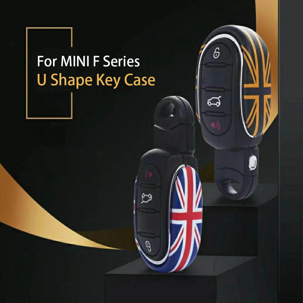 

Car Remote Key Case Alloy Decoration Cover Housing Protector Auto Accessories For Mini Cooper S F54 F55 F56 F60 Countryman