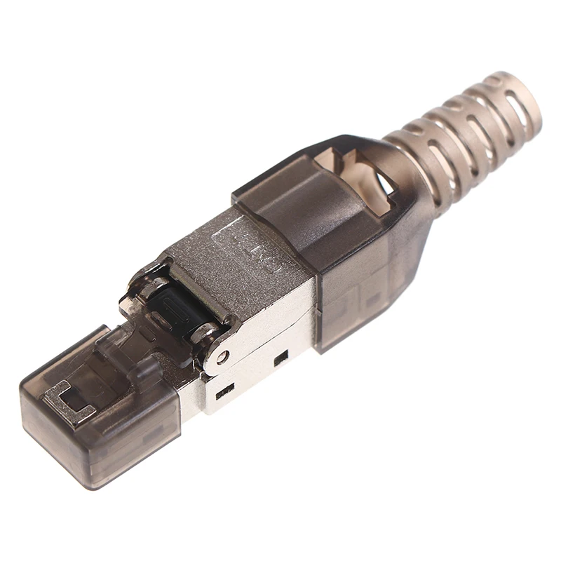 

New Tool-Free Shielded RJ45 Cat 7 Termination Plug Cat7 Plug Cat7 Connector