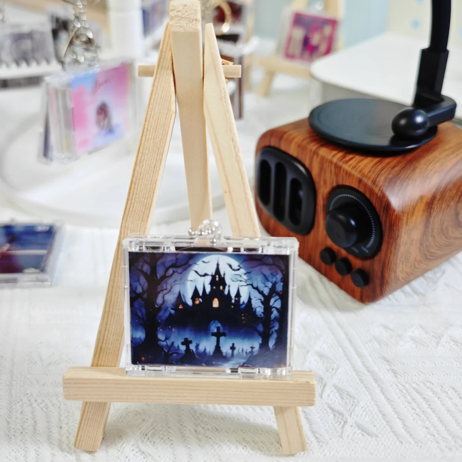 Музыка жуткого сезона: изготовленный на заказ мини-брелок с компакт-диском NFC для