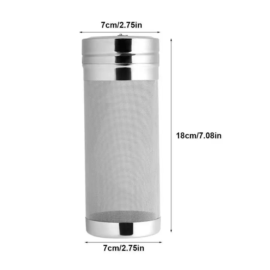 Stainless Steel Mesh Beer Filter for Homemade Brew Home Coffee Dry Homebrew Hops Keg | Дом и сад