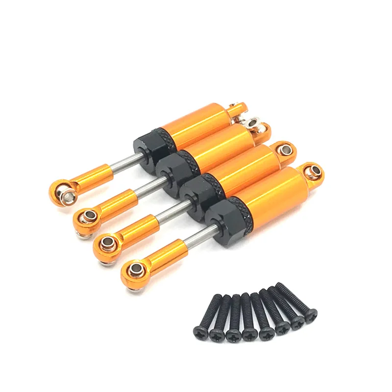 HS18301-02 18311-12 18321-22 RC Car Metal Upgrade Parts, A Set of Front and Rear Hydraulic Shock Absorbers, 4 Colors enlarge