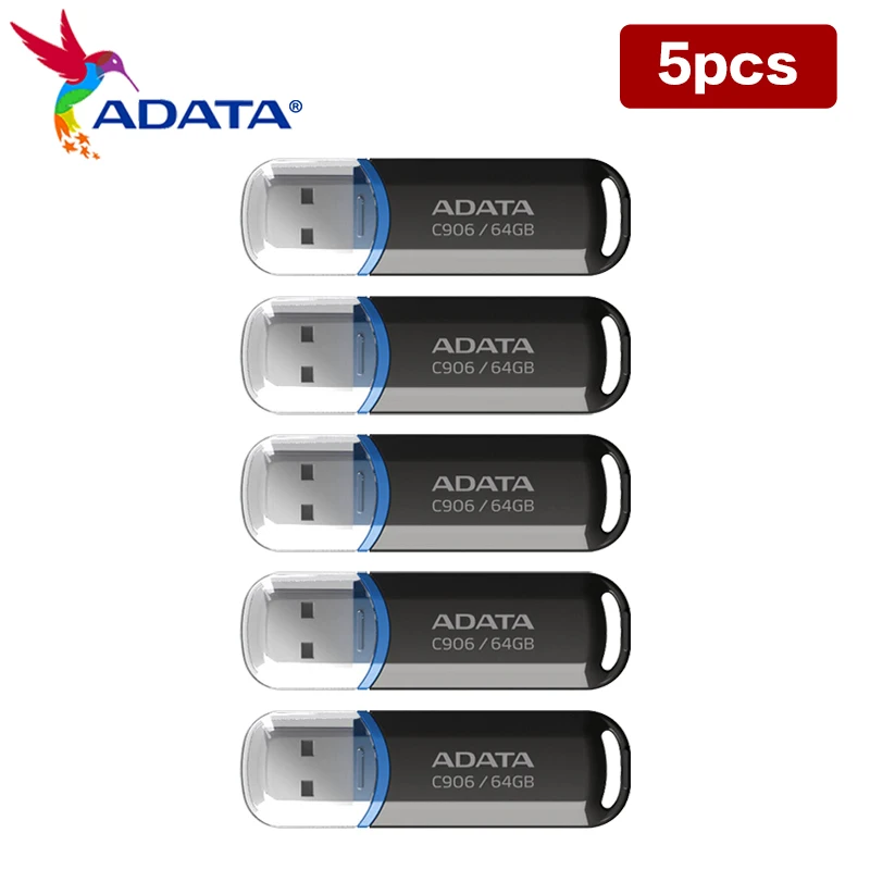 USB-флеш-накопитель ADATA C906 100% оригинальный 64 ГБ 32 16 USB 2 0