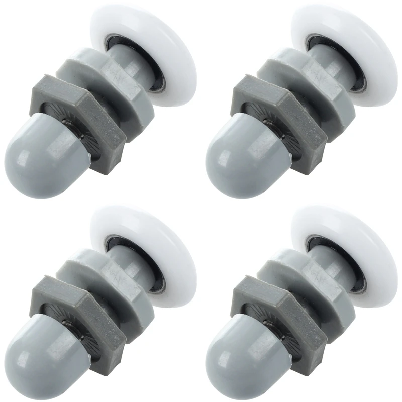 

4X Replacement Shower Door Roller Wheel Runner Diameter 25Mm