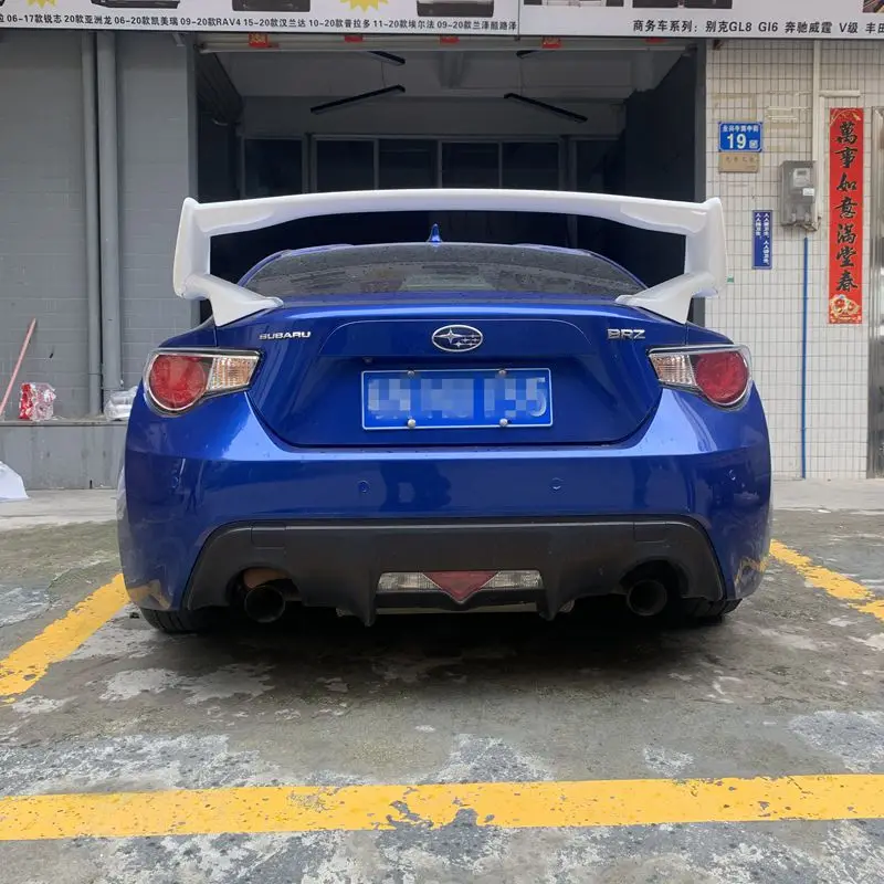 Материал ABS несколько цветов углеродное волокно черный белый цвет спойлер в