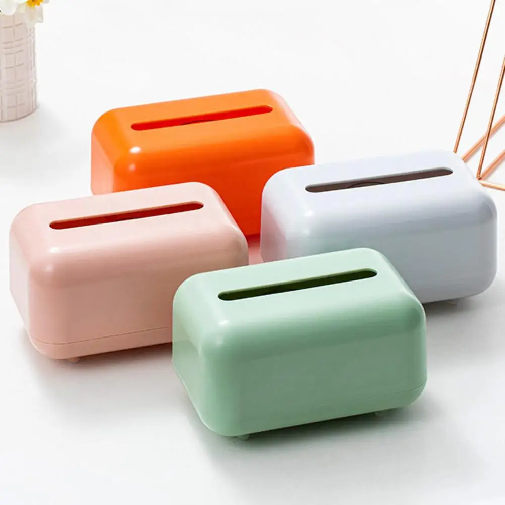 

Нескользящий контейнер для салфеток для офиса, кухни, автомобиля, пластиковый герметичный Пыленепроницаемый Чехол для салфеток, водонепро...