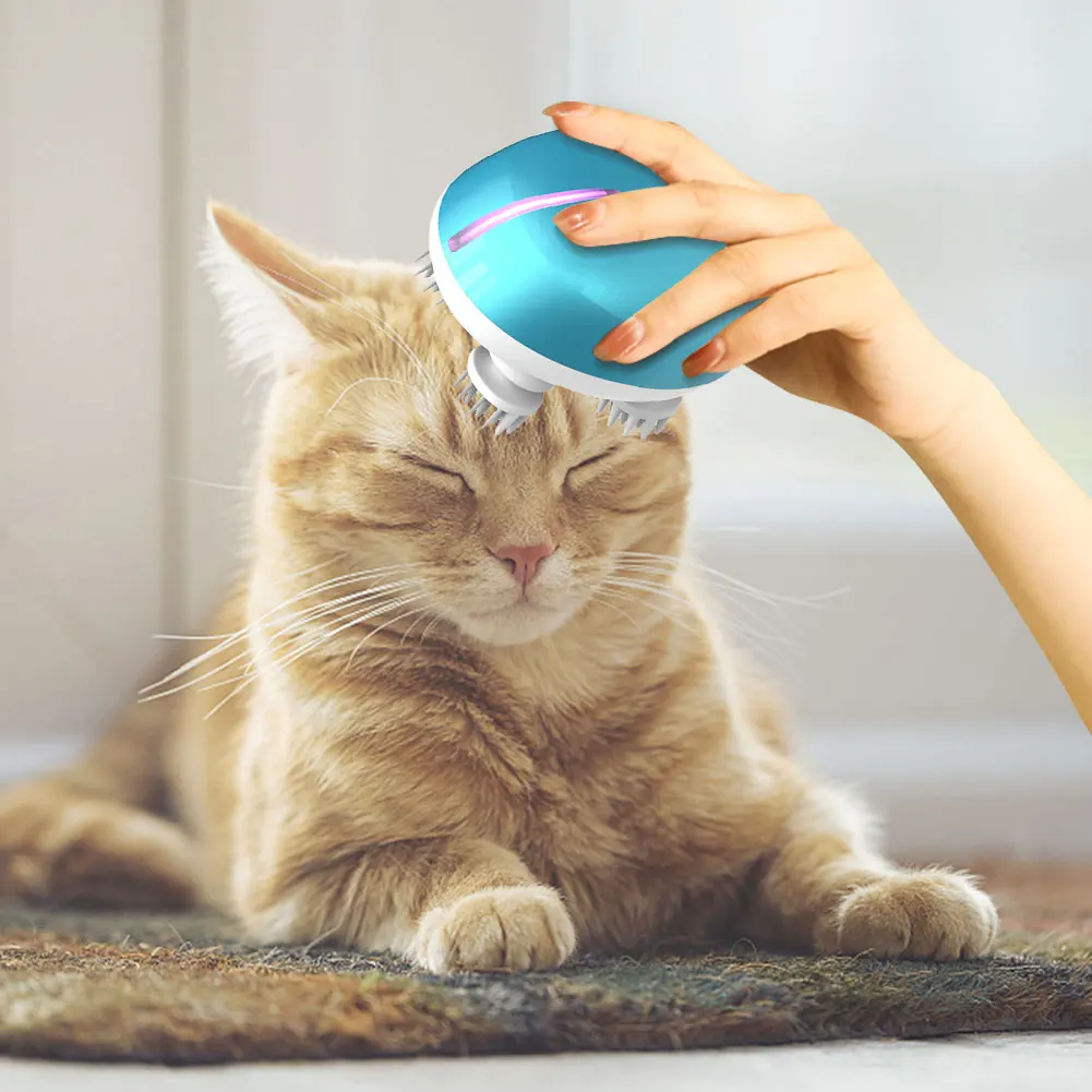 

Электрический массажер для тела кошки, здоровье, расслабление, массаж плеч, шеи, головы, головы, здоровье, уход за кошкой