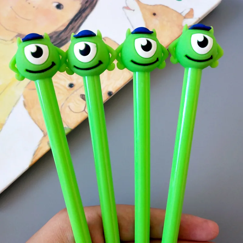 Creative Cartoon Big Eye Frog Neutral Pen Black Lovely Water Pen Student Gift School Pen Office Supplies Wholesale