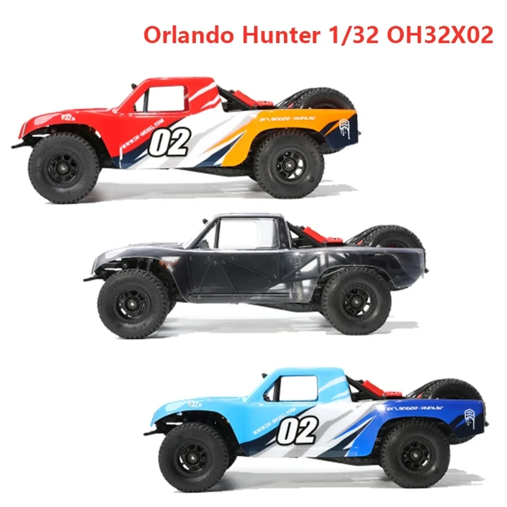 Orlandoo Hunter OH32X02 1/32 RWD Мини Грузовик RC автомобиль задний привод внедорожник разобранные DIY части трубы микро-ролл клетка трофей подвижный