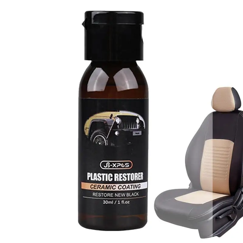 

Revitalizing Coating Agent For Car 30ml Trim Restorer Long Lasting Shine Restores Car Like New Hybrid Ceramic Coating Spray