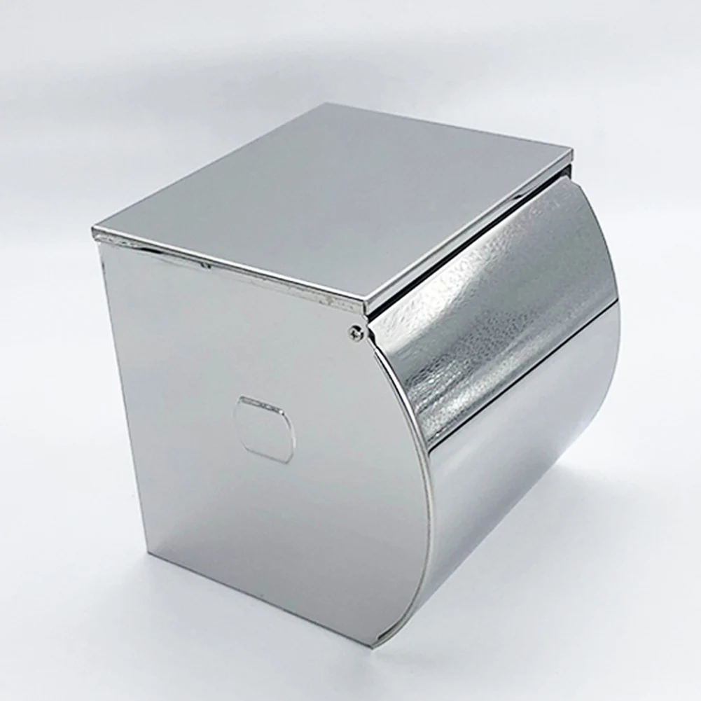 

Innovative Design Toilet Paper Holder Stainless Steel Bathroom Roller Tray Roll Tissue Box Adds Style to Your Bathroom