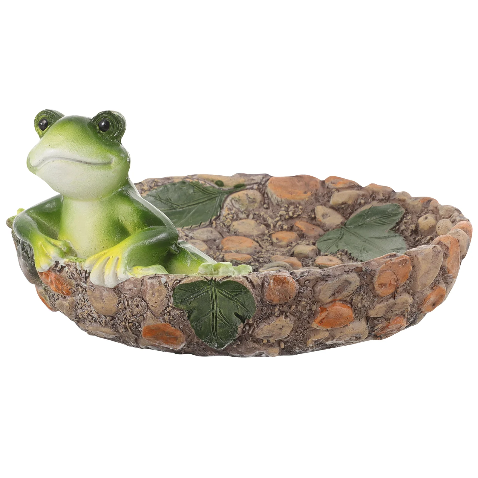 

Resin Frog Crafts Figurine Cute Sculpture Ornaments Model Garden Decoration Adorable