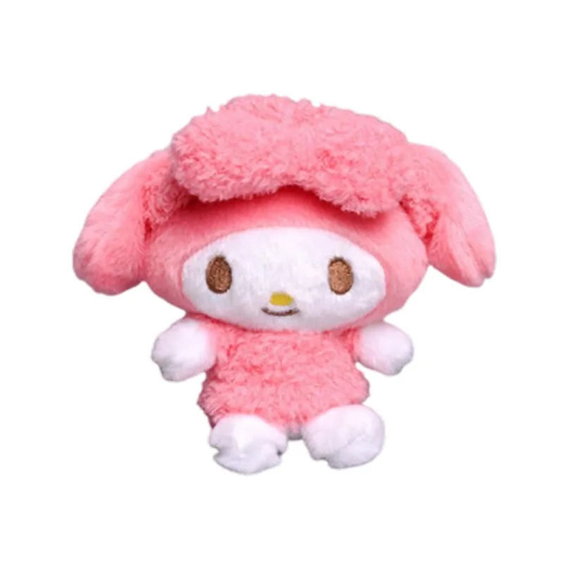 

12Cm Kawaii Anime Mymelody Dream Pajamas Super Soft Short Plush Doll Bag Pendant Decorate Kids Toys Birthday Present
