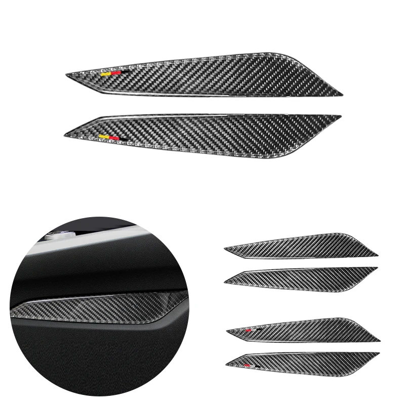 

Car Styling Accessories For Audi A4 B9 2017-2019 Carbon Fiber Side Decorative Sticker of Speed Control Gear Panel