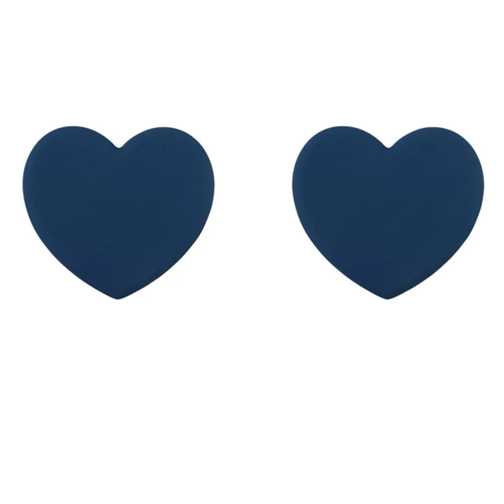 

2Pcs Heart-Shaped Anti-Scalding Silicone Pot Pad Coaster Heat Insulation Pad Desktop Casserole Pad Easy to Clean(Blue)