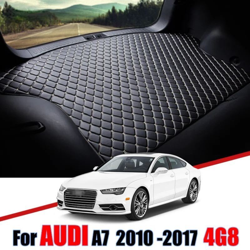 

Car Trunk Pads Accessories For Audi A7 4G8 2010 2011 2012 2013 2014 2015-2017 Cargo Tray Rear Cover Waterproof Floor Mat