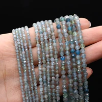 fine natural stone apatite beads small faceted scattered bead for jewelry making diy women bracelet necklace accessories