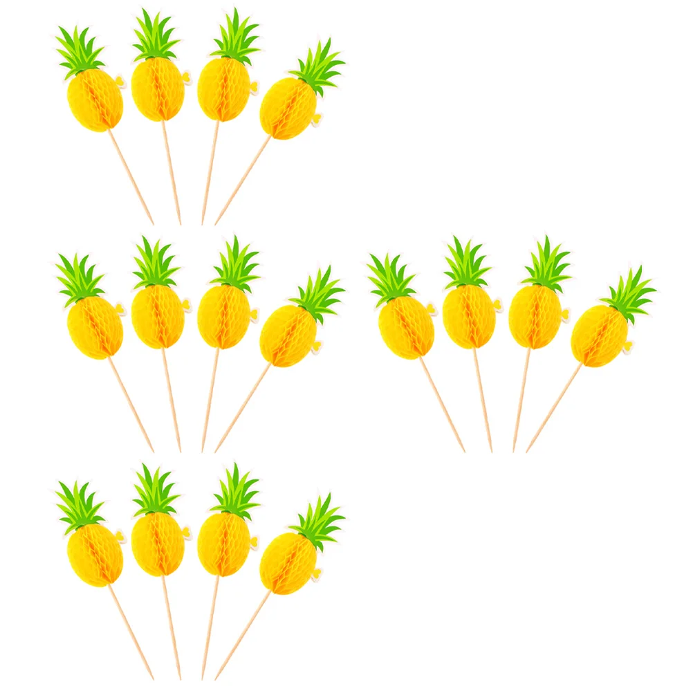 30 шт. вставка для торта с фламинго украшения кексов украшение дня рождения